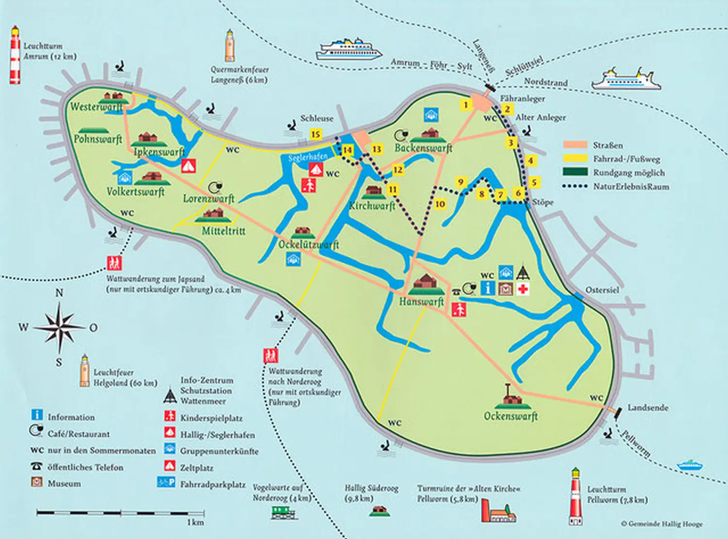 Haus Helgoland Karte