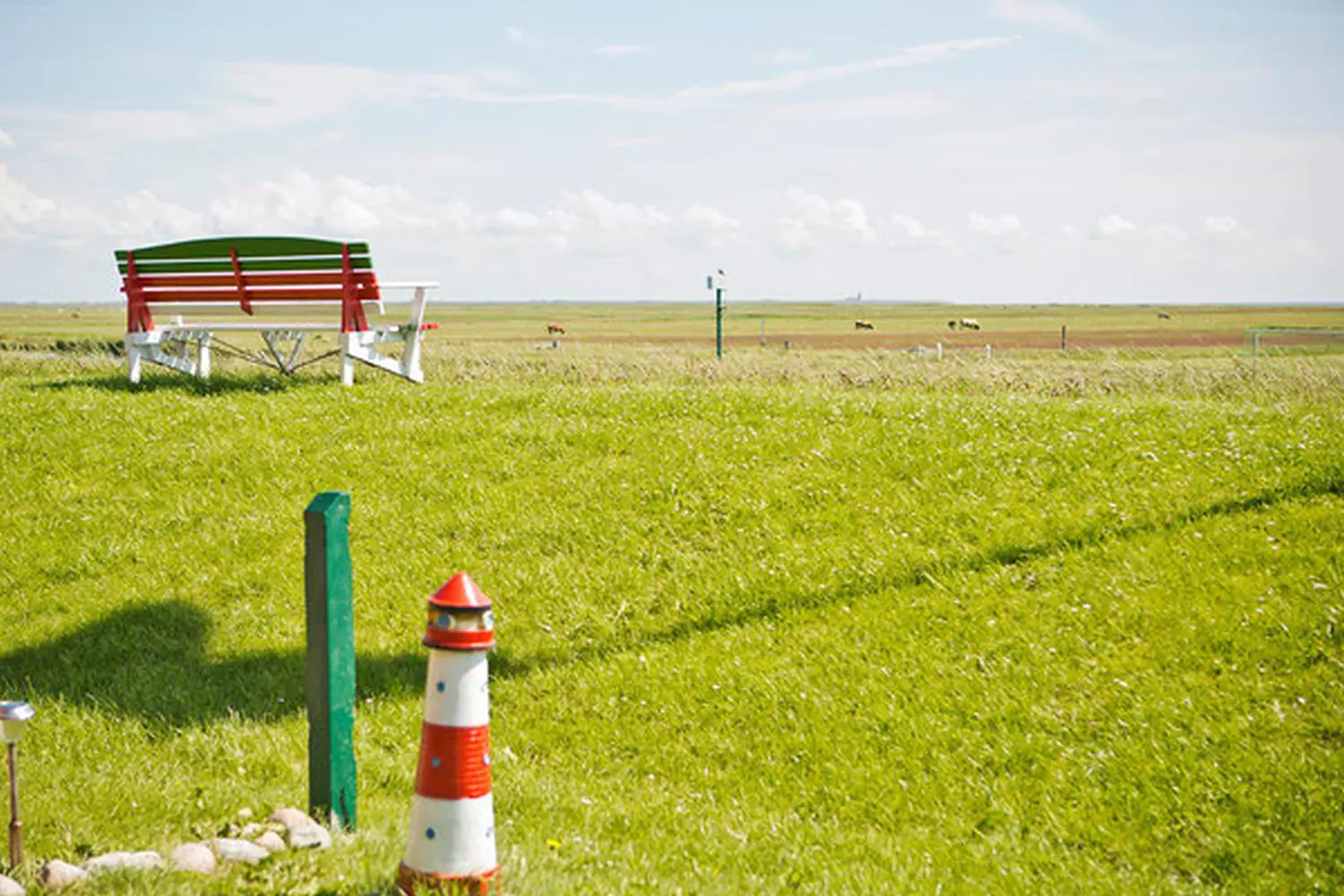 Garten beim Haus Helgoland