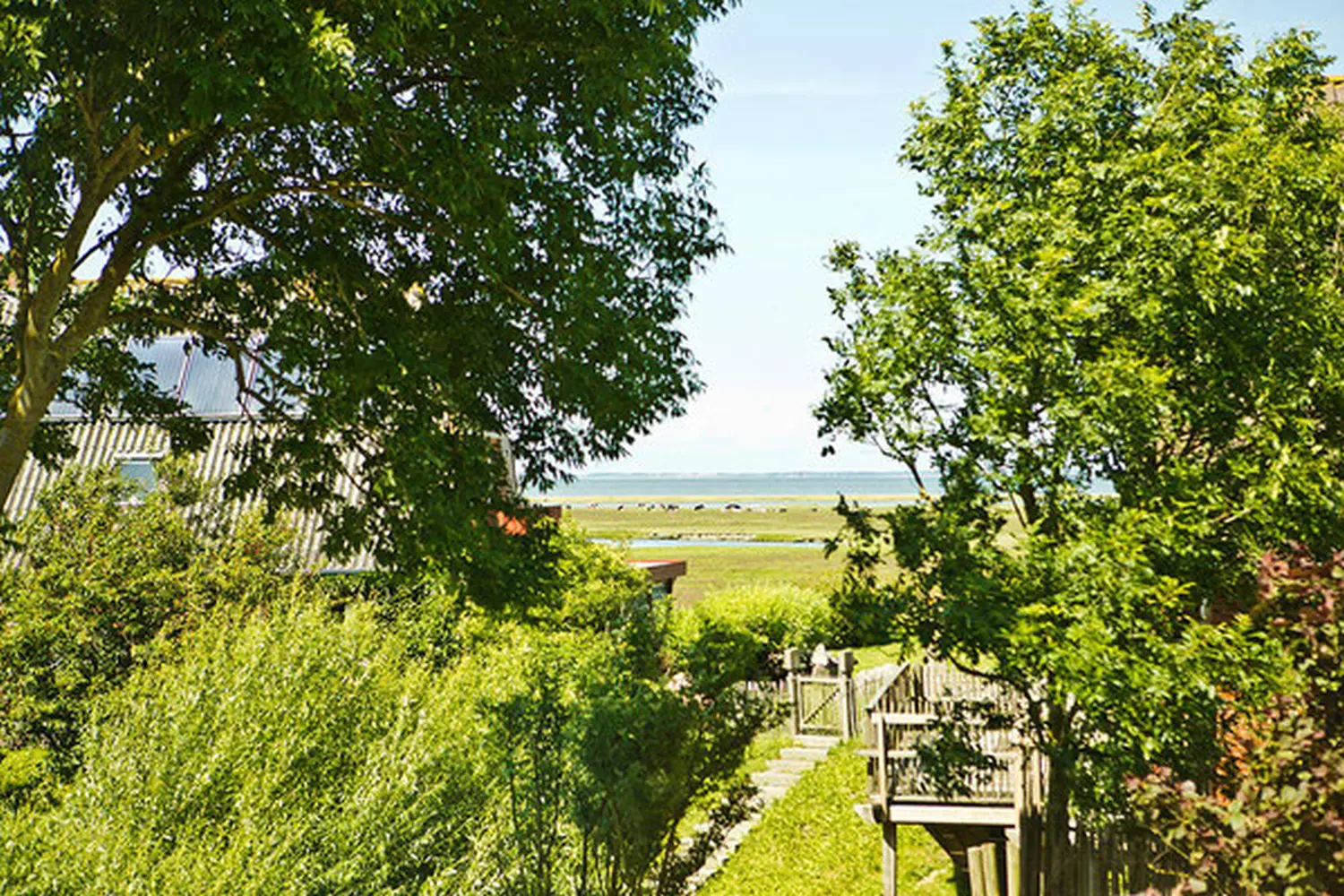 Garten beim Haus Helgoland