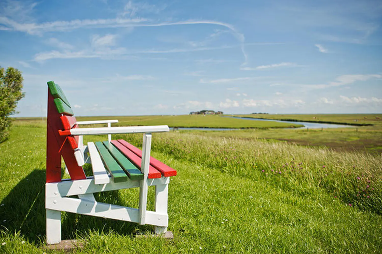 Garten beim Haus Helgoland