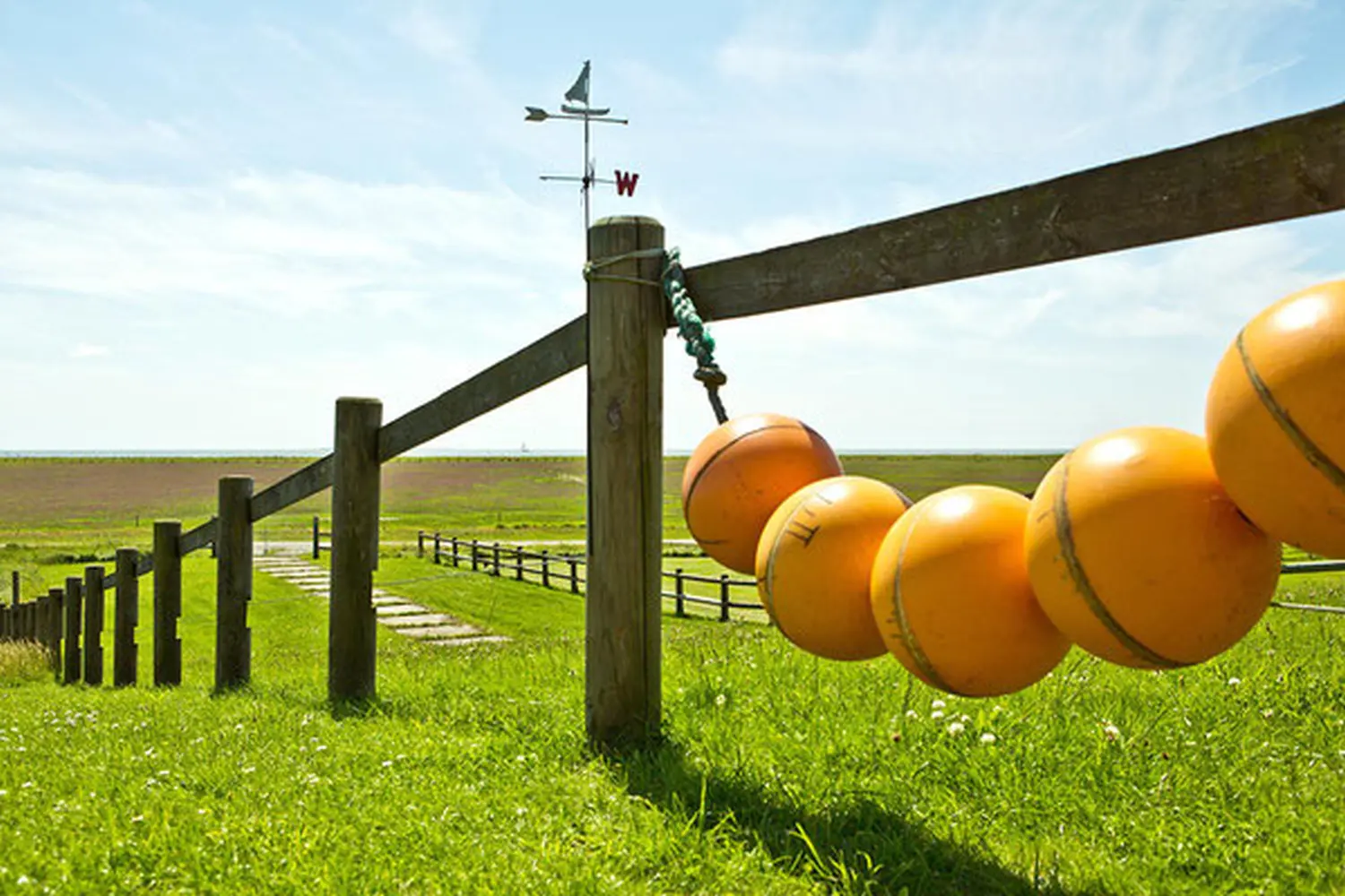 Garten beim Haus Helgoland
