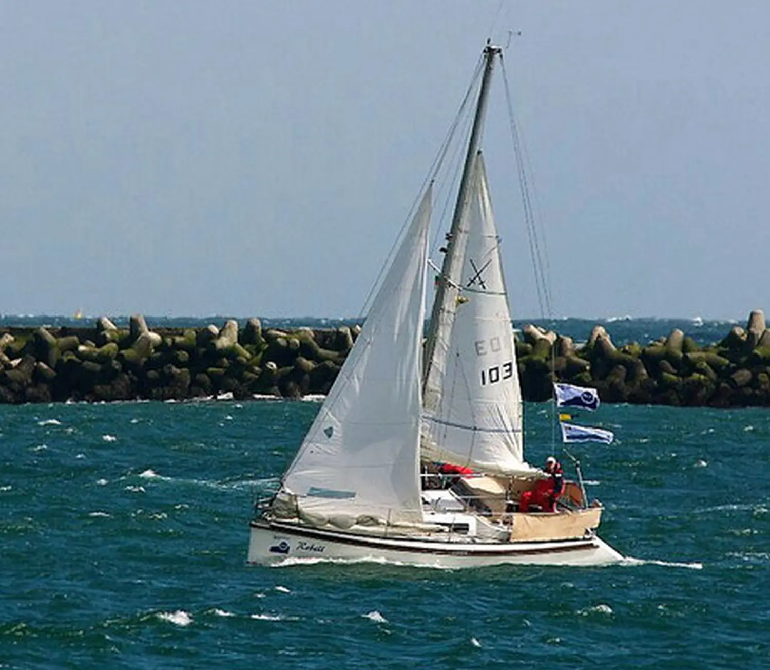 Meeresgrundstück bei Haus Helgoland